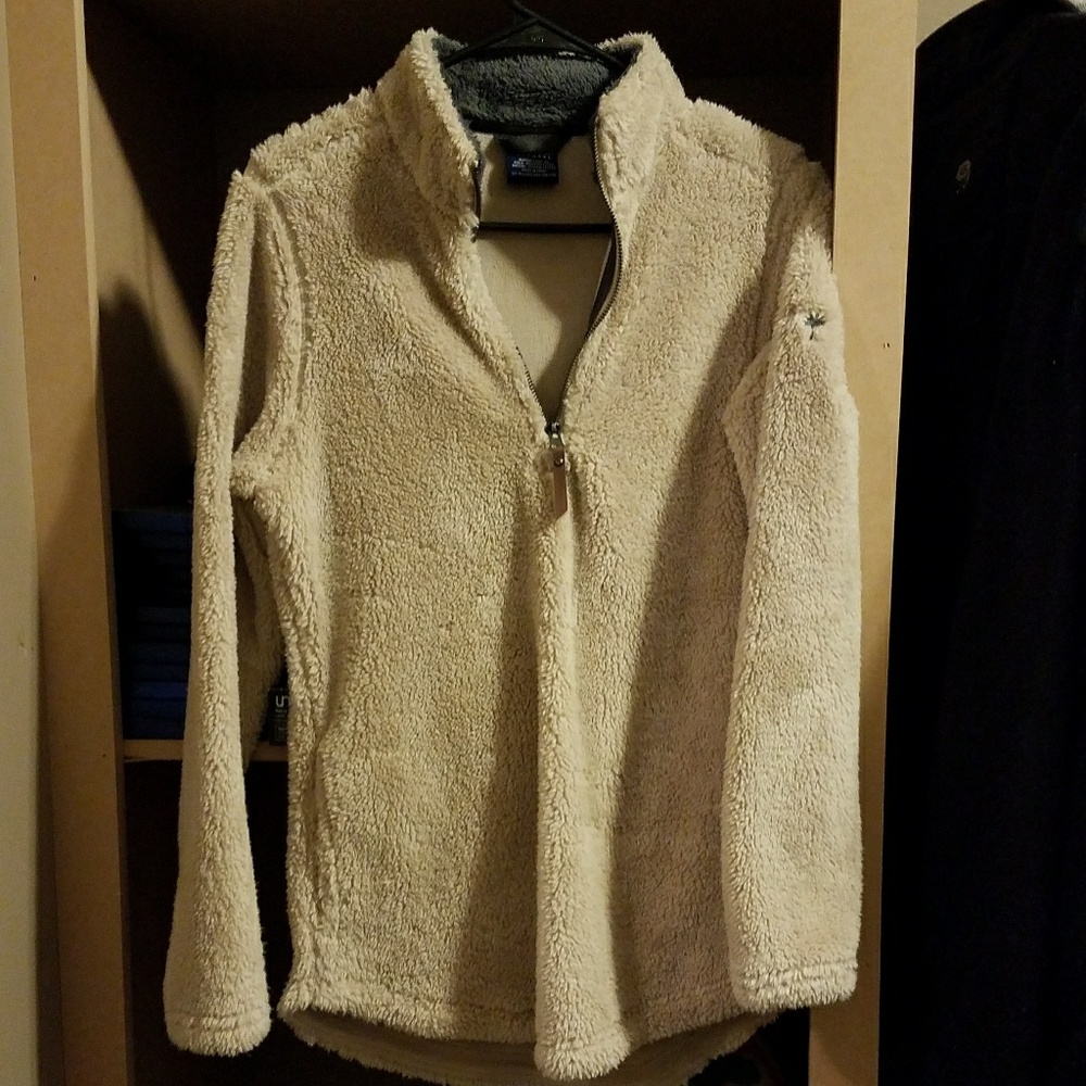 Tan fleece pullover